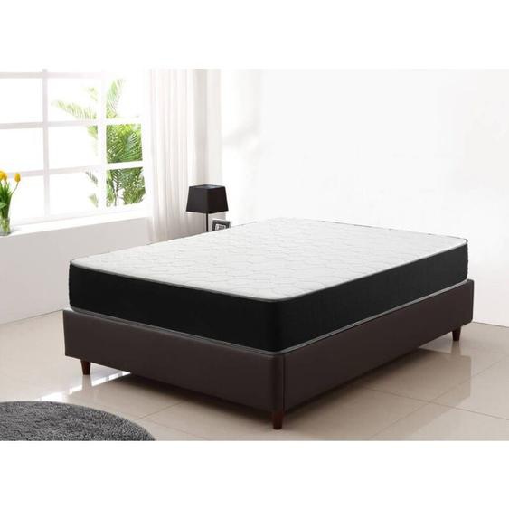 Luxe Matelas 160x200 cm à Ressort - épaisseur 20cm - en Mousse Matelas Ressort avec Mousse - zones de confort mousse adaptative