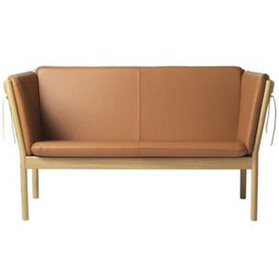 J148 Canapé - 2 places - Cuir cognac - naturel