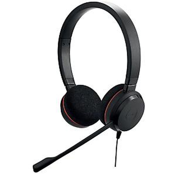 Jabra 4999-823-189, Avec fil, Bureau/Centre dappels, 150 - 7000 Hz, 171 g, Casque, Noir