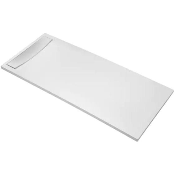 Jacob Delafon - Receveur de douche antidérapant 160 x 90 Flight Neus rectangle blanc