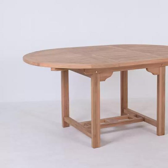 JAKARTA - Table de jardin extensible 120 - 170 cm en teck