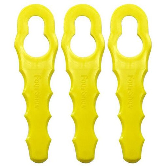 [JAMAIS UTILISÉ]DPZO Lot de 100 Lames de Rechange compatible pour Ryobi Coupe Bordure, Têtes Double Lames Dentelées RAC155 RAC157 RAC158-DPZO