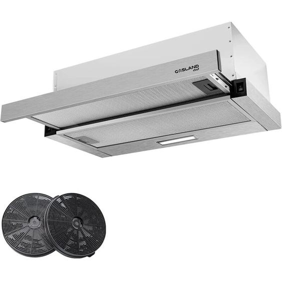 Gasland Chef - jamais utilisé] IR60SP Hotte à déflecteur plat 60cm, Hotte aspirante silencieuse, évacuation dair 300 m³/h, 2 niveaux dencastrement