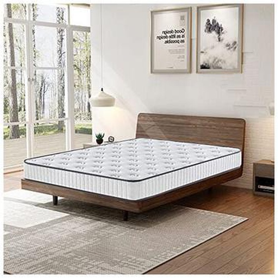 Jamais utilisé] Stanew Matelas en Mousse, Épaisseur 22cm, Mousse a Mémoire Matelas de Forme Respirante, Matelas Réversible des deux côtés,
