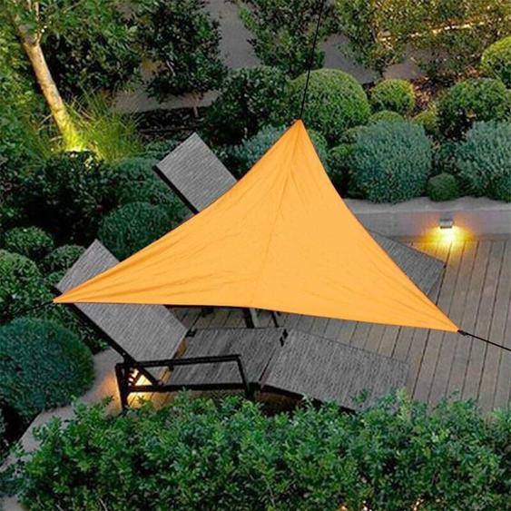 Jamais UTILISÉ]Voile dombrage,Toile dombrage,Voile Triangulaire,Auvent Tissu imperméable à leau, Une Protection des Rayons UV,Résistant et