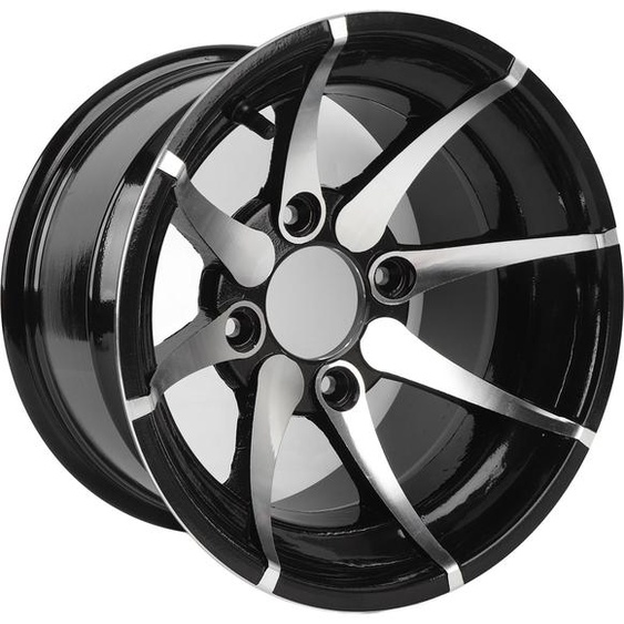 jante ATV 12 pouces, haute résistance, look sportif, 235/30-12 Alliage daluminium pour karting, voiturettes de golf