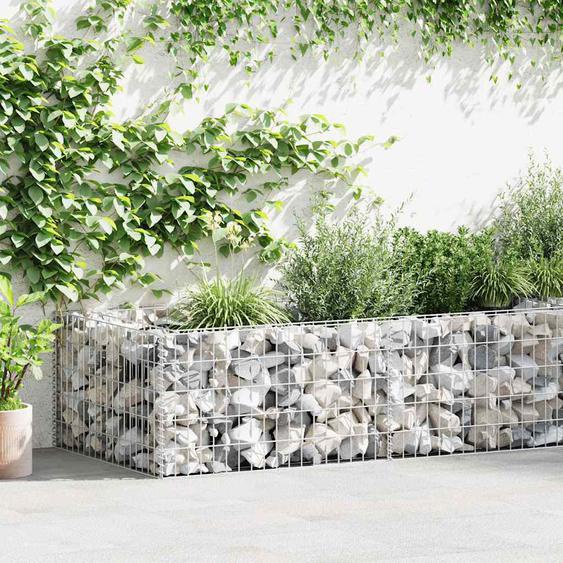 Jardinière à gabion Acier galvanisé 180 x 90 x 50 cm