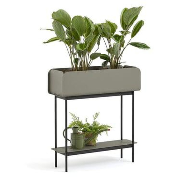 Jardinière haute en métal acier, Fleury