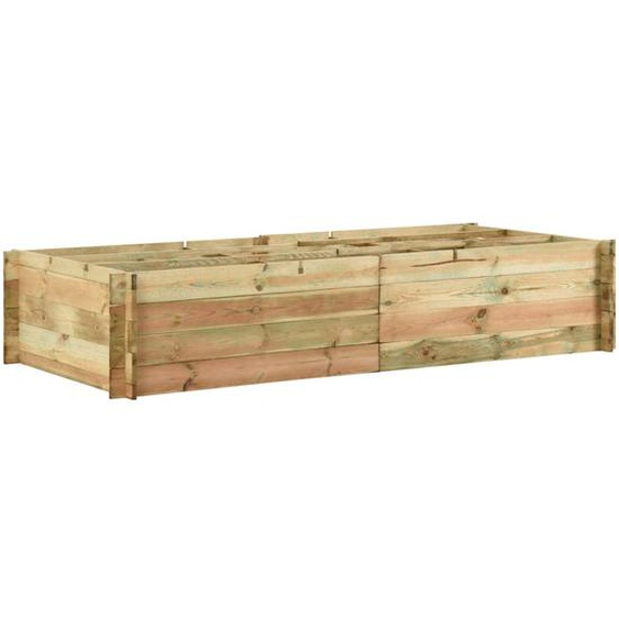 Jardinière pour légumes Bois de pin imprégné 197x100x40 cm