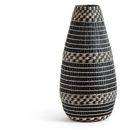 Jarre décorative en bambou H53 cm, Plooming