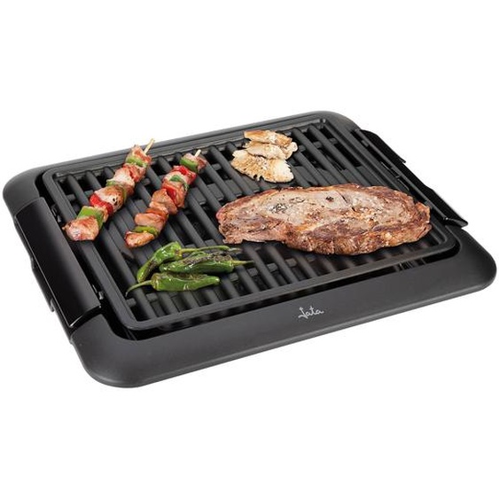 JATA BQ108 Barbecue électrique pour lintérieur. Pas de fumées ni dodeurs. Entièrement amovible. Bac de récupération des sauces. Facile à nettoyer. Antiadhésif