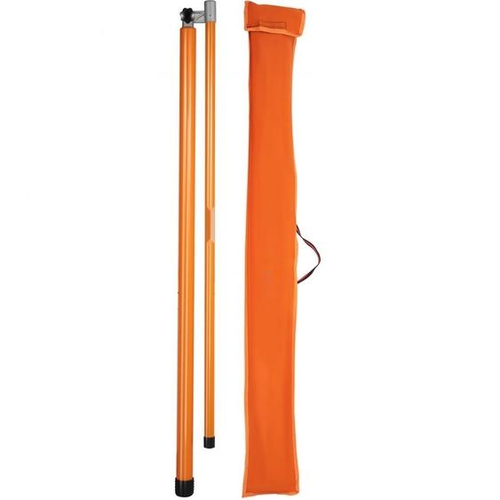 Jauge de hauteur de charge - Jauge de hauteur de camion en fibre de verre de 15 pieds - Tige réglable - Jauge de hauteur de camion non conductrice - Sac de transport inclus - Idéal pour les camions et les transporteurs de voitures