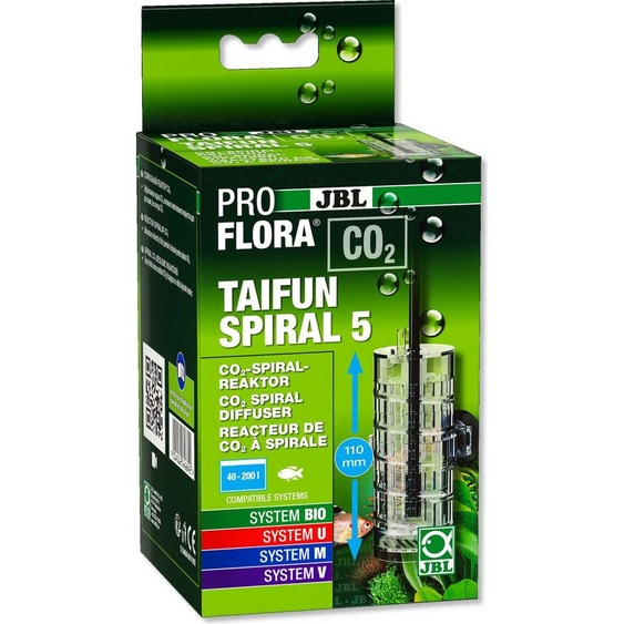 Jbl Aqua Proflora Co2 Taifun Spiral 5 - Diffuseur de Co2 efficace pour aquariums