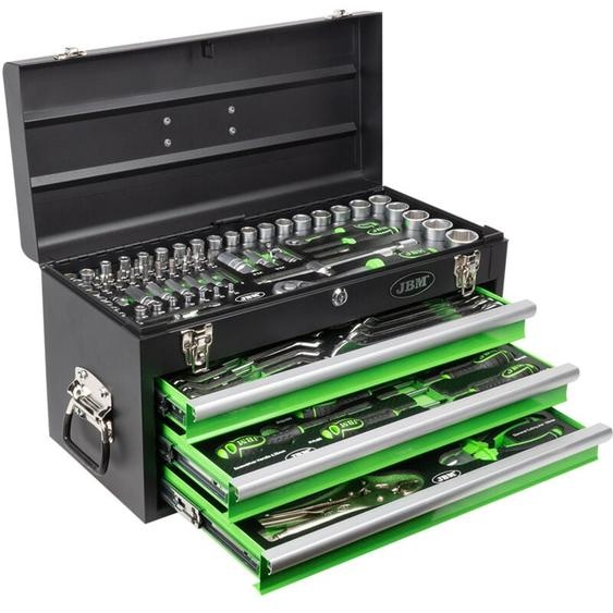 JBM - boîte à outils en métal 143 pièces zinc 54261