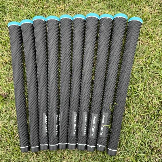 Jean Carlo – accessoires de Club de Golf, poignée de Golf en caoutchouc TPE 60R, pilote Standard, bois de Fairway, cales de fer hybrides, poignée noire avec bleu