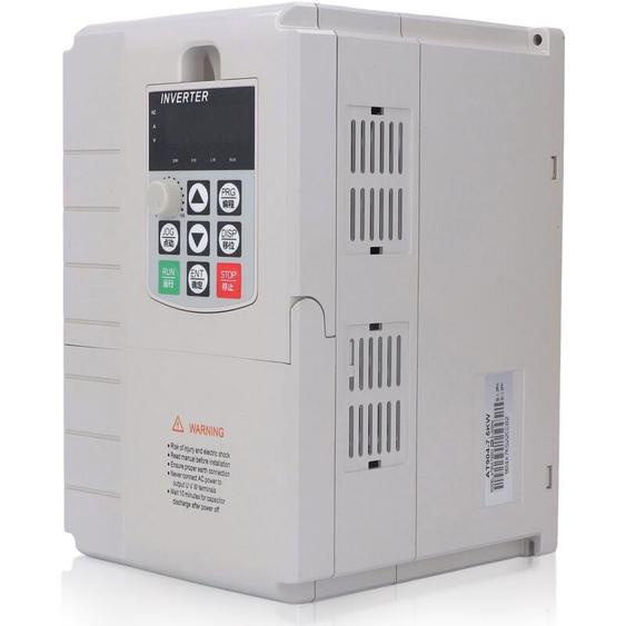 Jeffergarden Convertisseur de fréquence 7,5 kw, régulateur de vitesse du moteur, monophasé, entrée 220V, sortie 3 380V