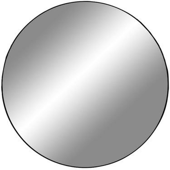 Jersey - Miroir rond en métal ø40cm - Couleur - Noir