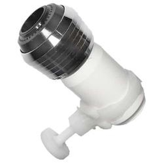 Jet de douche réglable EDM avec robinetterie 8 cm