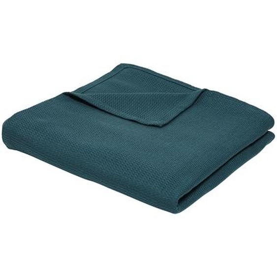 Jeté De Canapé Ou Plaid Uni Nid D’abeille - Coton -