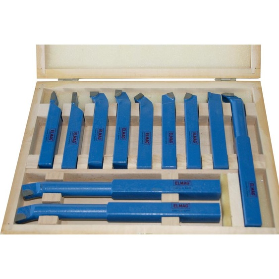 Jeu daciers de décolletage 20x20 mm, 11 pièces