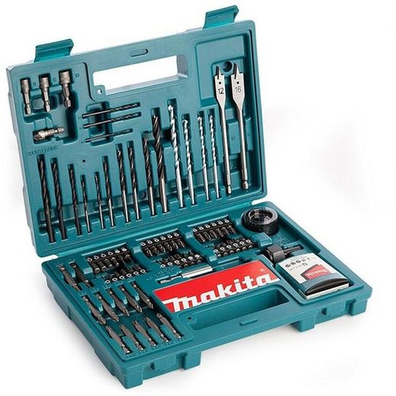 Jeu de 100 pièces dembouts et forets dans coffret Makita B-53811