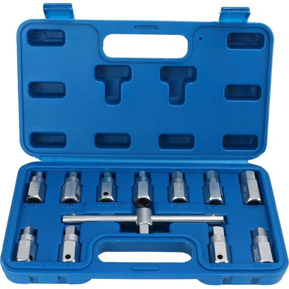 jeu de 12 clés de vidange à douille, axe, carter dhuile, clé à molette, acier, outils de réparation automobile pour moteur, boîte de vitesses