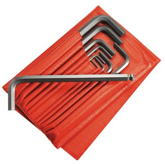 Jeu de 13 clés mâles longues 6 pans 3 à 19mm en trousse - FACOM - 83H.JL13