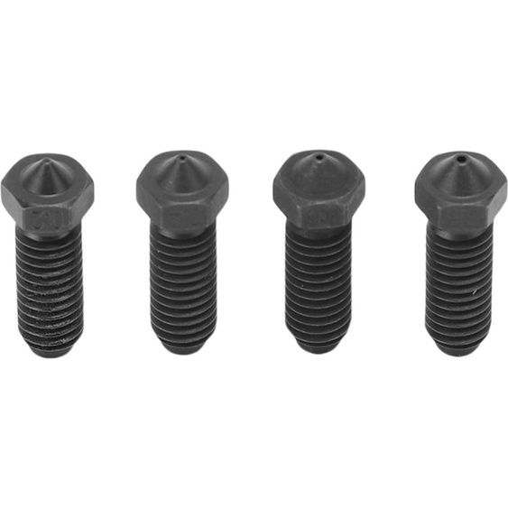 Jeu de 40 buses en acier trempé pour imprimante 3D Kobra 3 Combo S1 (pièces de rechange, 0,2, 0,4, 0,6, 0,8 mm)