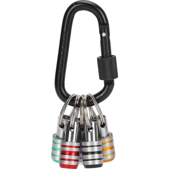 Jeu de 5 clés à six pans creux 1/4 pouce Rallonge à fermeture rapide Embout de tournevis pour perceuse