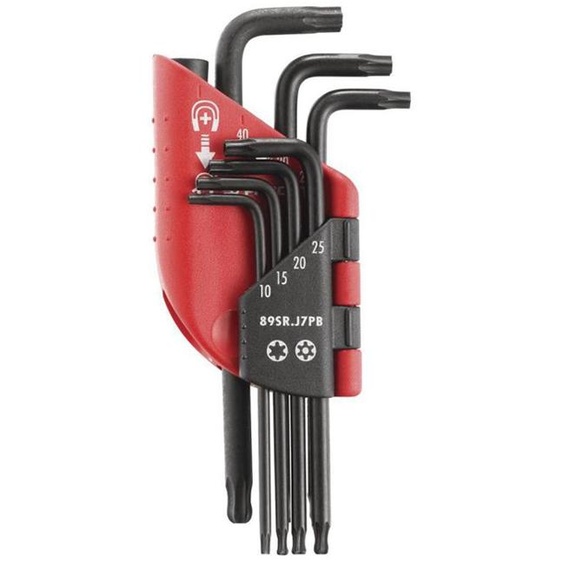 Jeu de 7 clés mâles Torx - Resistorx - FACOM - 89SR.J7PB