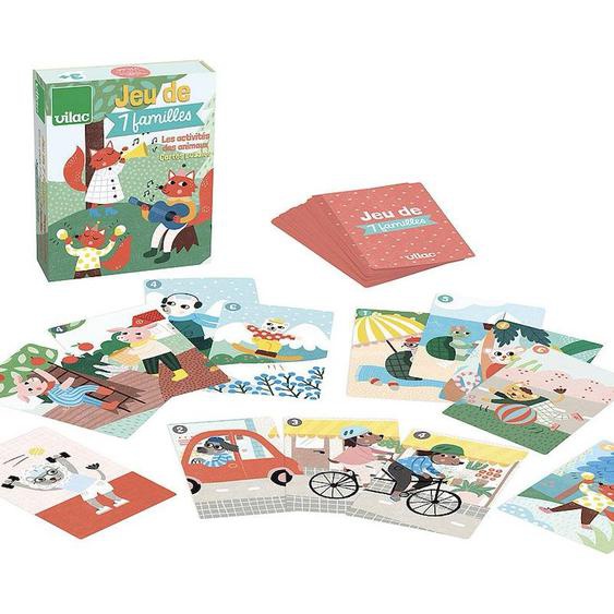 Jeu De 7 Familles Michelle Carlslund Vert