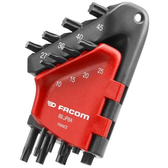 Jeu de 8 clés mâles coudées Torx® - FACOM - 89.JP8A