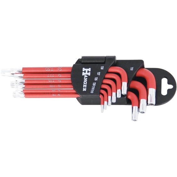 Jeu de 9 clés mâles étoile magnétique - HANGER - 250113