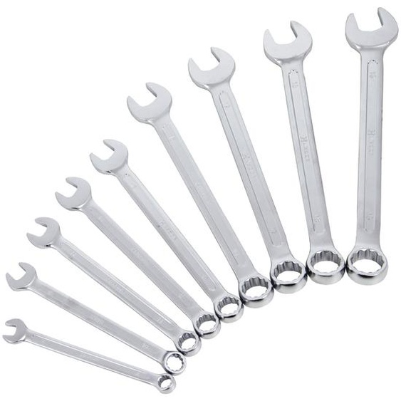 Jeu de 9 clés mixtes de 8 à 19 mm - HANGER - 210090