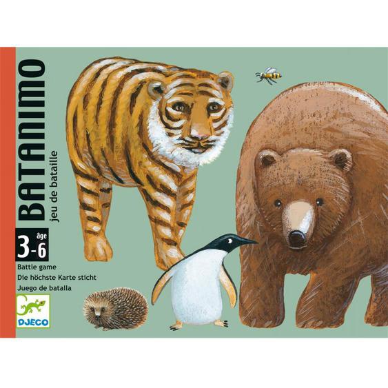 Jeu De Bataille - Batanimo - Jeu De Cartes Multicolore