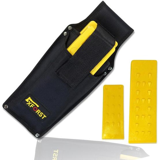 Jeu de cales de fixation longues – 2 cales en plastique ABS, jaune, de 19,5 cm et 24,2 cm