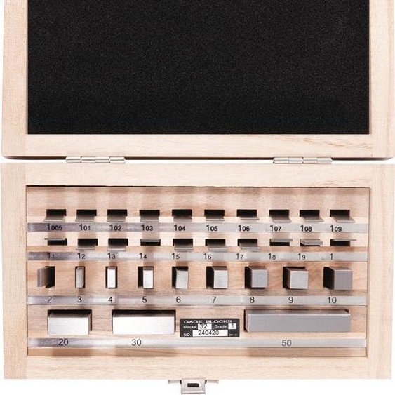 Jeu de cales dépaisseur parallèles classe de tolérance 2 87 pièces acier