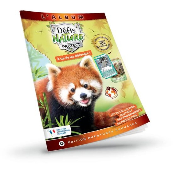 Jeu De Cartes À Collectionner - Défis Nature Protet - Edition Aventures Sauvages - Album De Classement - Dès 7 Ans Multicolore