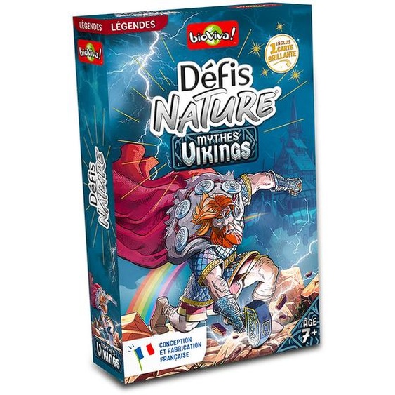 Jeu De Cartes - Défis Nature - Mythes Vikings - Dès 7 Ans - 2 À 6 Joueurs - Fabriqué En France Et Éco-conçu Multicolore
