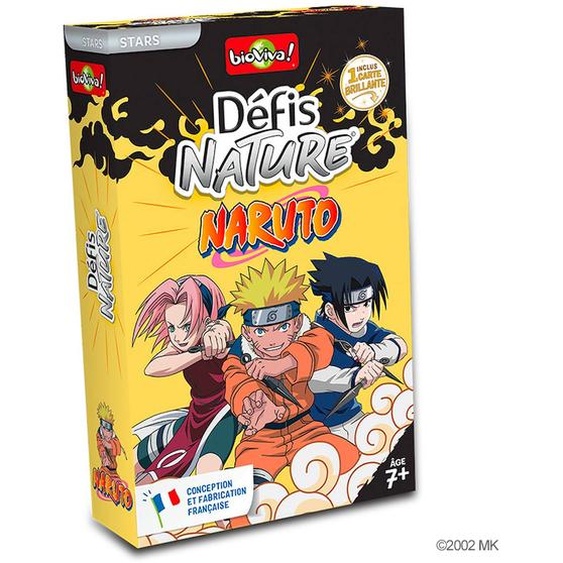 Jeu De Cartes - Défis Nature - Naruto - Dès 7 Ans - 2 À 6 Joueurs - Fabriqué En France Et Éco-conçu Multicolore