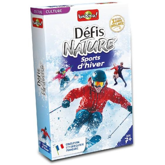 Jeu De Cartes - Défis Nature - Sports Dhiver - Dès 7 Ans - 2 À 6 Joueurs - Fabriqué En France Et Éco-conçu Multicolore