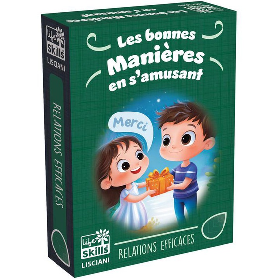 Jeu De Cartes Des Bonnes Manieres - 84 Cartes Éducatives Pour Développer Politesse Multicolore