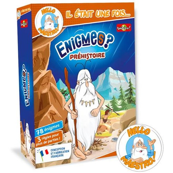 Jeu De Cartes - Il Était Une Fois… Enigmes Préhistoire - Dès 7 Ans - 2 À 6 Joueurs - Fabriqué En France Et Éco-conçu Multicolore