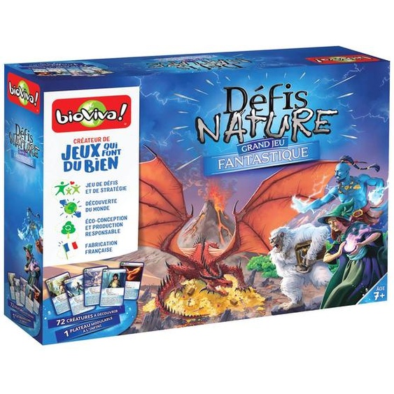 Jeu De Cartes - Le Grand Jeu Défis Nature Fantastique - Fabriqué En France Multicolore