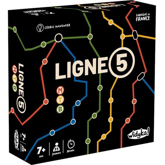 Jeu De Cartes - Ligne 5 Multicolore