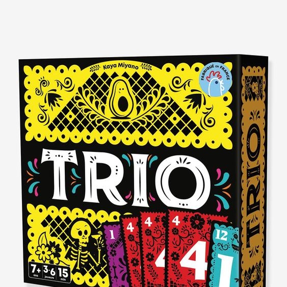 Jeu de cartes Trio jaune