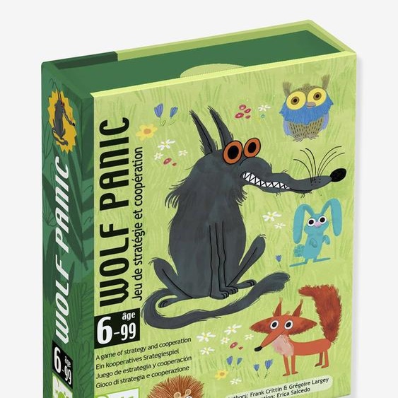 Jeu de cartes Wolf panic vert