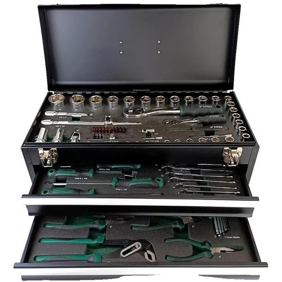 Jeu de clés à cliquet, acier durable, jeu doutils polyvalent, 106 pièces