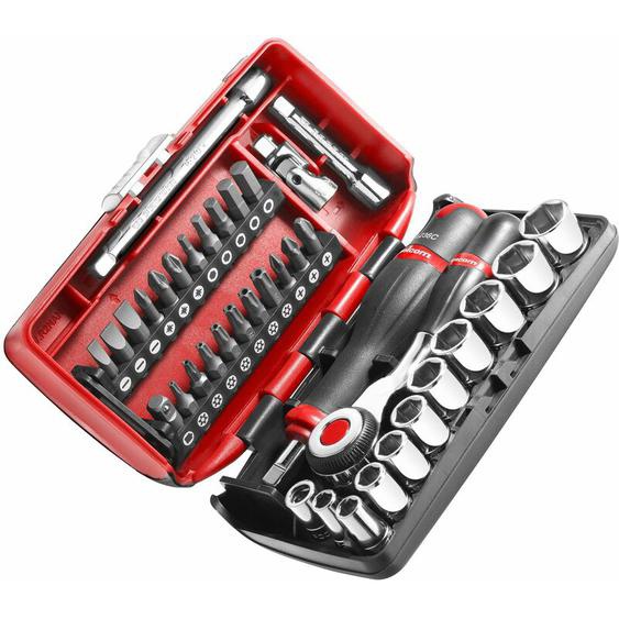 Jeu de clés à cliquet Facom R.360NANOPB 1/4 Carré 38 outils