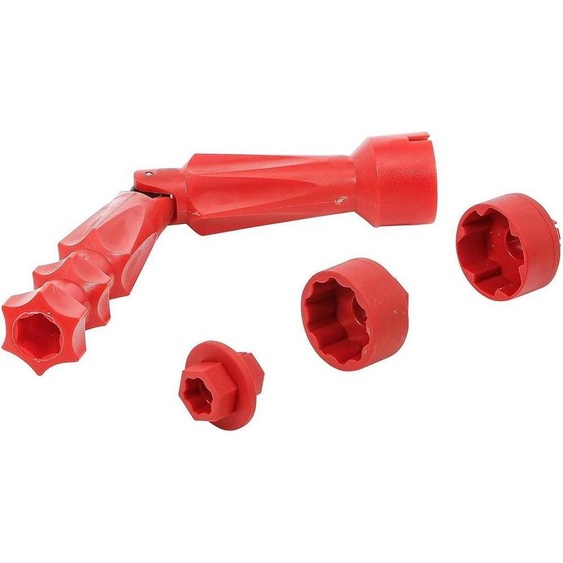 Jeu de Clés dInstallation pour Lunette de WC - 4 pcs - Outils Pratiques et Polyvalents, Acier - D-Work